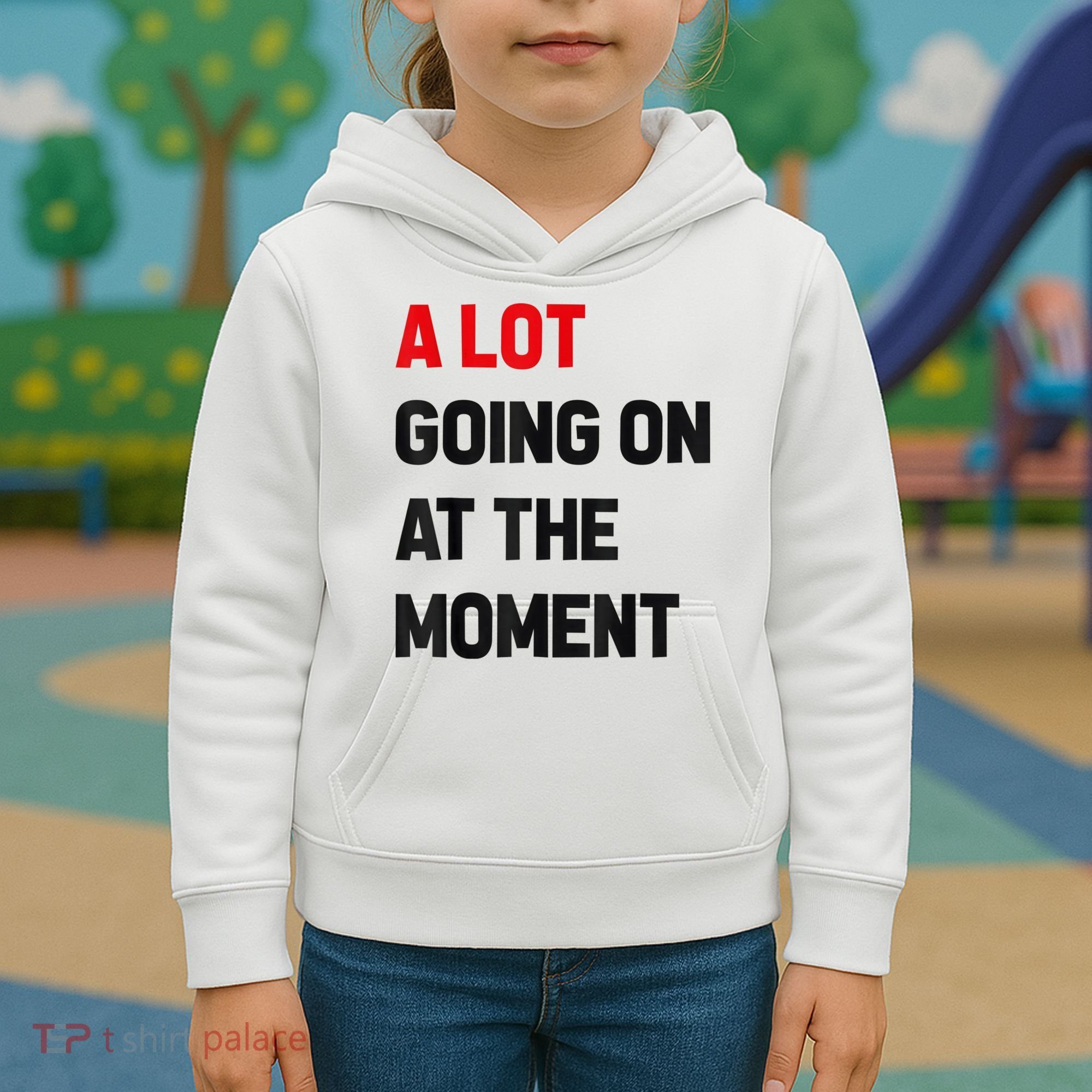 Not A Lot Going On At The Moment Kids Hoodie