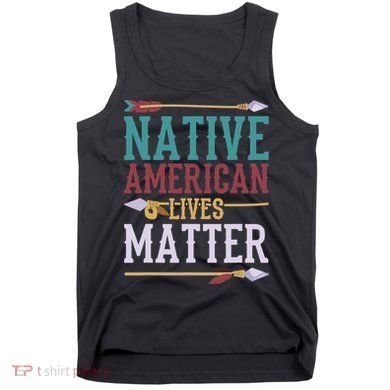 Native American Lives Matter Native American Design Tank Top