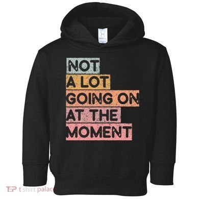 Not a Lot Going on at the Moment Toddler Hoodie
