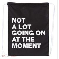 Not A Lot Going On At The Moment Drawstring Bag thumb 0