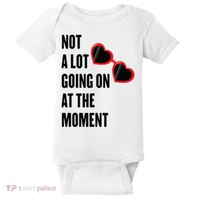 Not A Lot Going On At The Moment Retro Baby Bodysuit