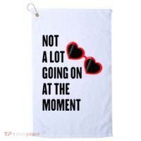 Not A Lot Going On At The Moment Retro Golf Towel thumb 0