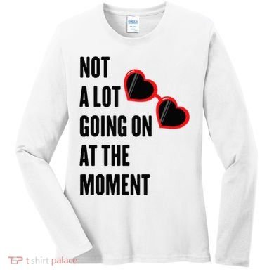 Not A Lot Going On At The Moment Retro Women's Long Sleeve Shirt