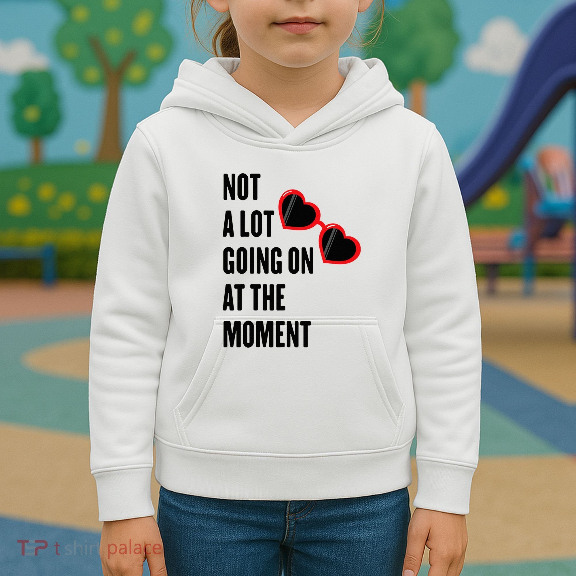 Not A Lot Going On At The Moment Retro Kids Hoodie
