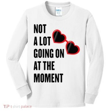 Not A Lot Going On At The Moment Retro Kids Long Sleeve Shirt
