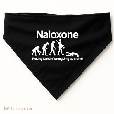 Naloxone Proving Darwin wrong 2 mg at a time USA-Made Doggie Bandana