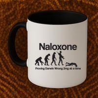Naloxone Proving Darwin wrong 2 mg at a time Coffee Mug thumb 2