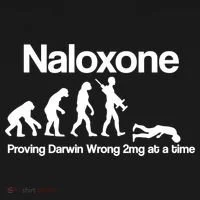 Naloxone Proving Darwin wrong 2 mg at a time Baby Bodysuit thumb 2