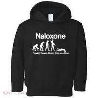 Naloxone Proving Darwin wrong 2 mg at a time Toddler Hoodie thumb 0
