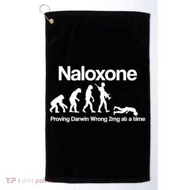 Naloxone Proving Darwin wrong 2 mg at a time Golf Towel