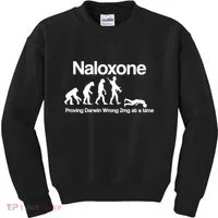 Naloxone Proving Darwin wrong 2 mg at a time Kids Sweatshirt thumb 0