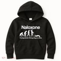 Naloxone Proving Darwin wrong 2 mg at a time Kids Hoodie thumb 0
