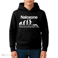 Naloxone Proving Darwin wrong 2 mg at a time Kids Hoodie thumb 4