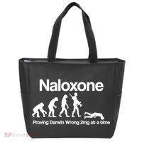 Naloxone Proving Darwin wrong 2 mg at a time Tote Bag thumb 0