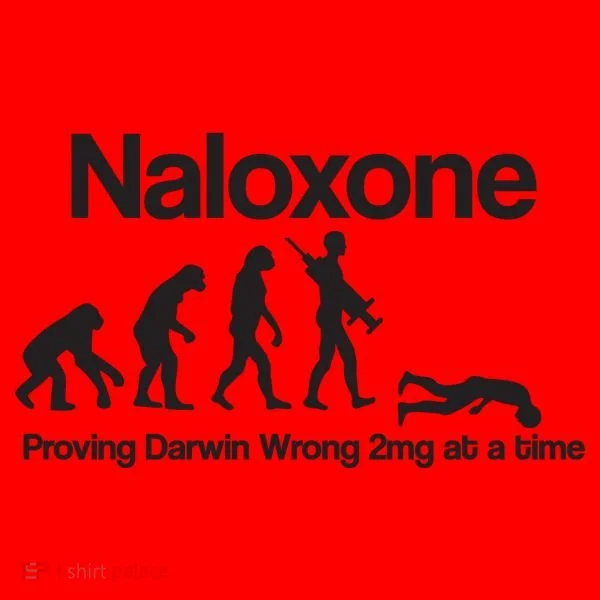 Naloxone Proving Darwin wrong 2 mg at a time Santa Hat