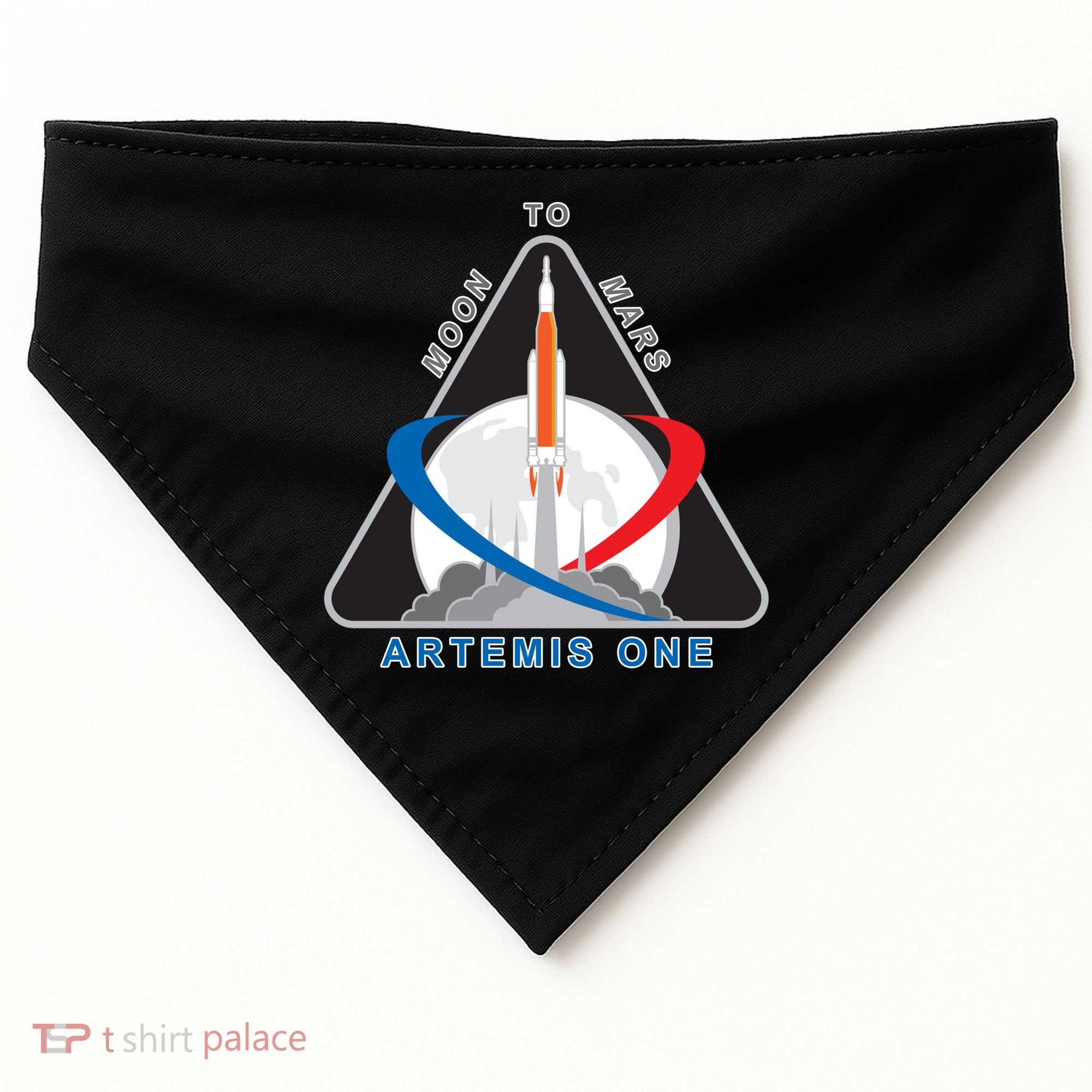 NASA Artemis Moon To Mars USA-Made Doggie Bandana