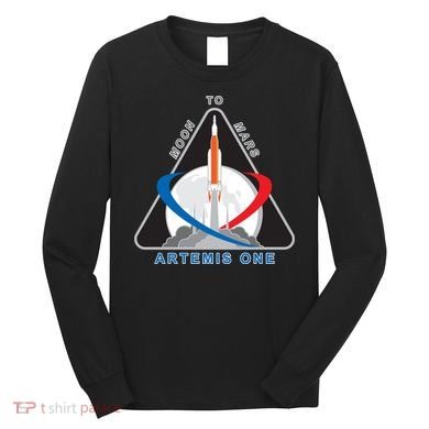 NASA Artemis Moon To Mars Long Sleeve Shirt