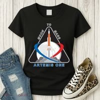 NASA Artemis Moon To Mars Women's T-Shirt thumb 3