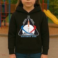 NASA Artemis Moon To Mars Kids Hoodie thumb 3