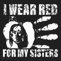 Native America MMIW Awareness I Wear Red For My Sisters Beanie thumb 2