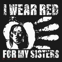 Native America MMIW Awareness I Wear Red For My Sisters Women's Hoodie thumb 2