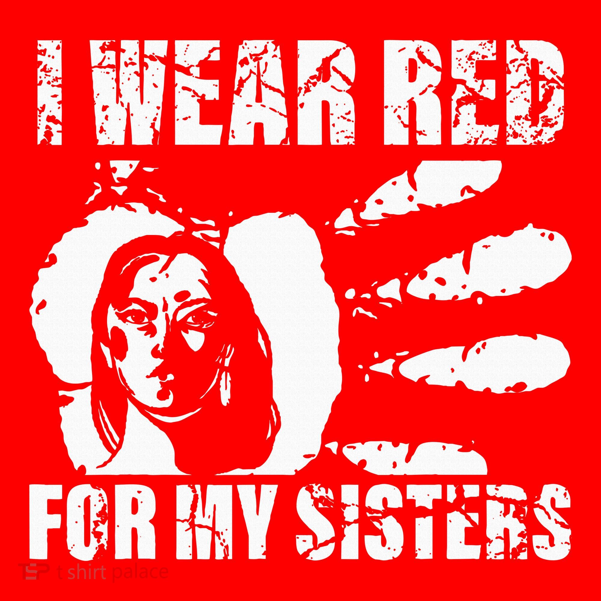 Native America MMIW Awareness I Wear Red For My Sisters Women's Tank Top