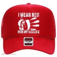 Native America MMIW Awareness I Wear Red For My Sisters Hat thumb 0