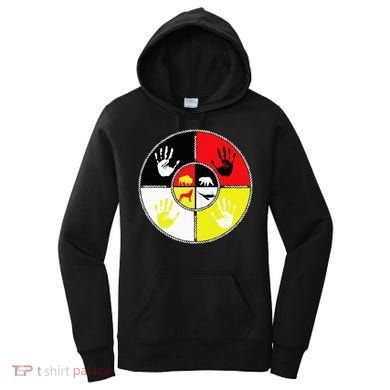 Native Americans Medicine Wheel Mmiw Women's Hoodie
