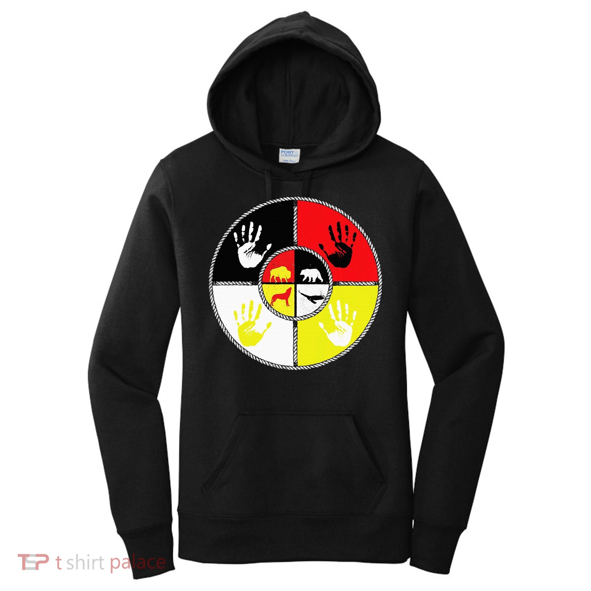 Native Americans Medicine Wheel Mmiw Women's Hoodie