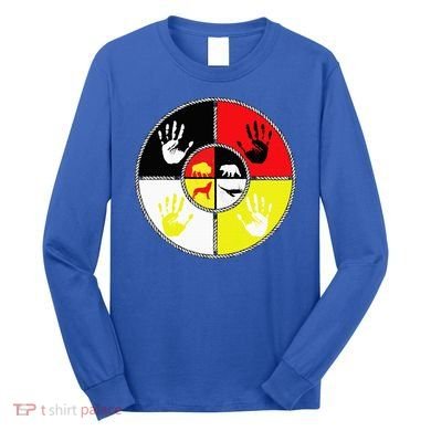 Native Americans Medicine Wheel Mmiw Long Sleeve Shirt