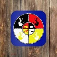 Native Americans Medicine Wheel Mmiw Coaster thumb 0