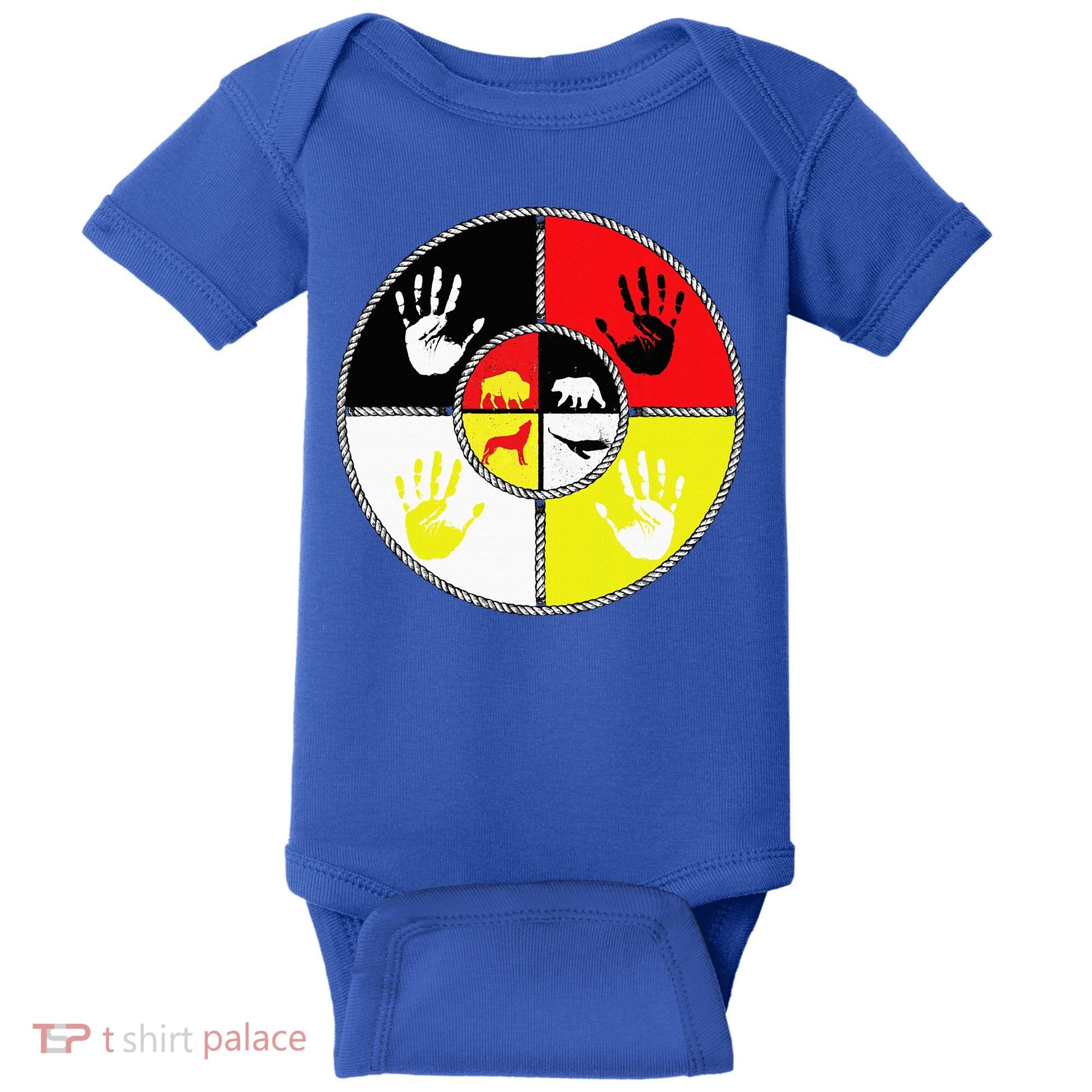 Native Americans Medicine Wheel Mmiw Baby Bodysuit