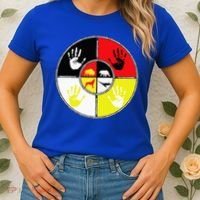 Native Americans Medicine Wheel Mmiw Women's T-Shirt thumb 2