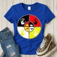 Native Americans Medicine Wheel Mmiw Women's T-Shirt thumb 3