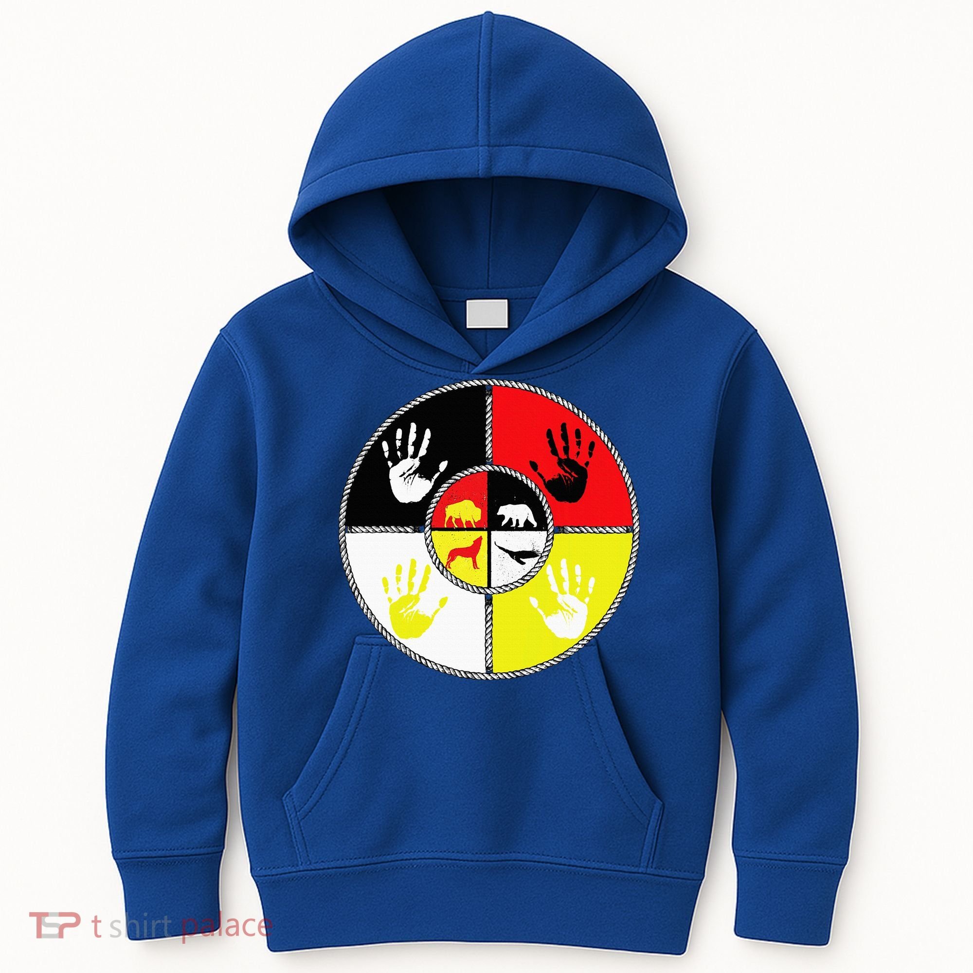 Native Americans Medicine Wheel Mmiw Kids Hoodie