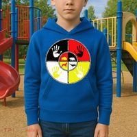 Native Americans Medicine Wheel Mmiw Kids Hoodie thumb 2