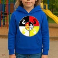 Native Americans Medicine Wheel Mmiw Kids Hoodie thumb 3