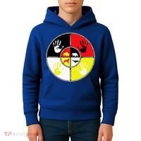 Native Americans Medicine Wheel Mmiw Kids Hoodie thumb 4