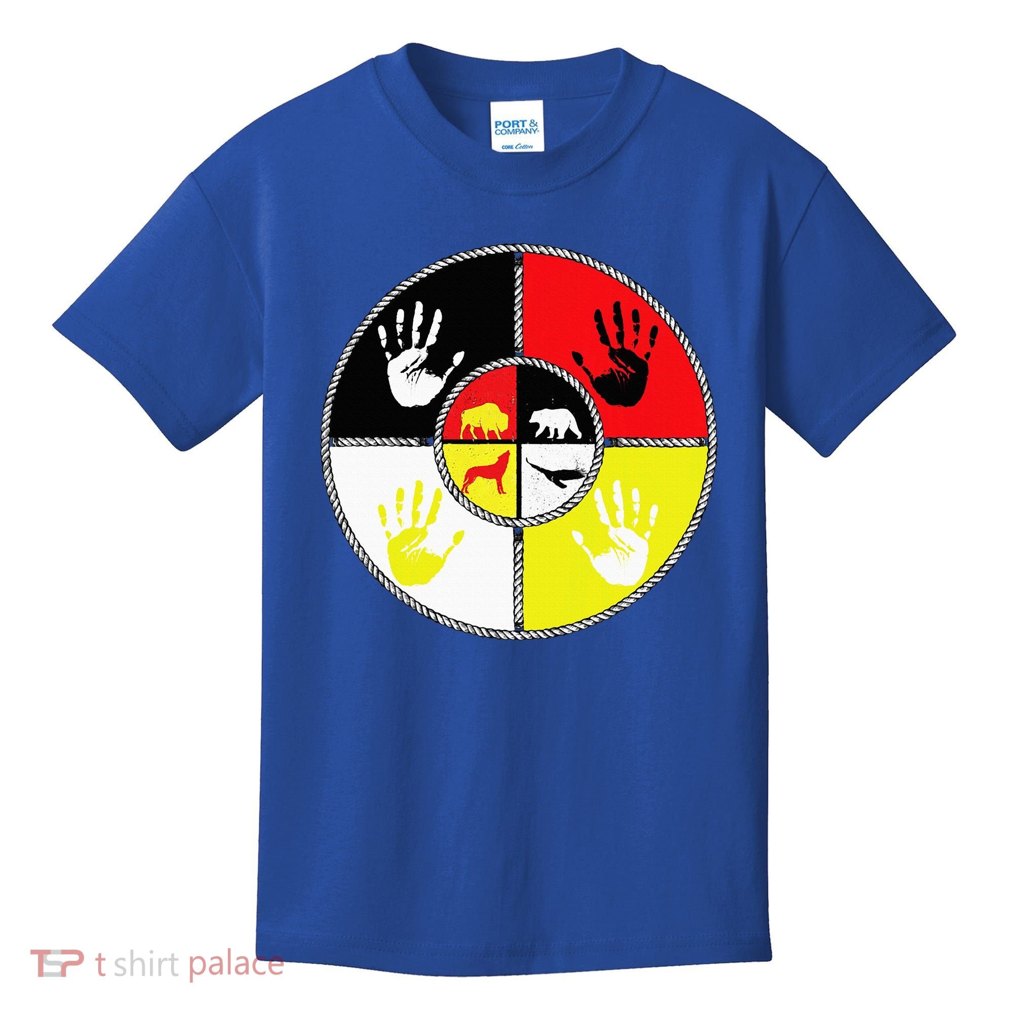 Native Americans Medicine Wheel Mmiw Kids T-Shirt