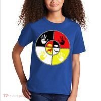 Native Americans Medicine Wheel Mmiw Kids T-Shirt thumb 2