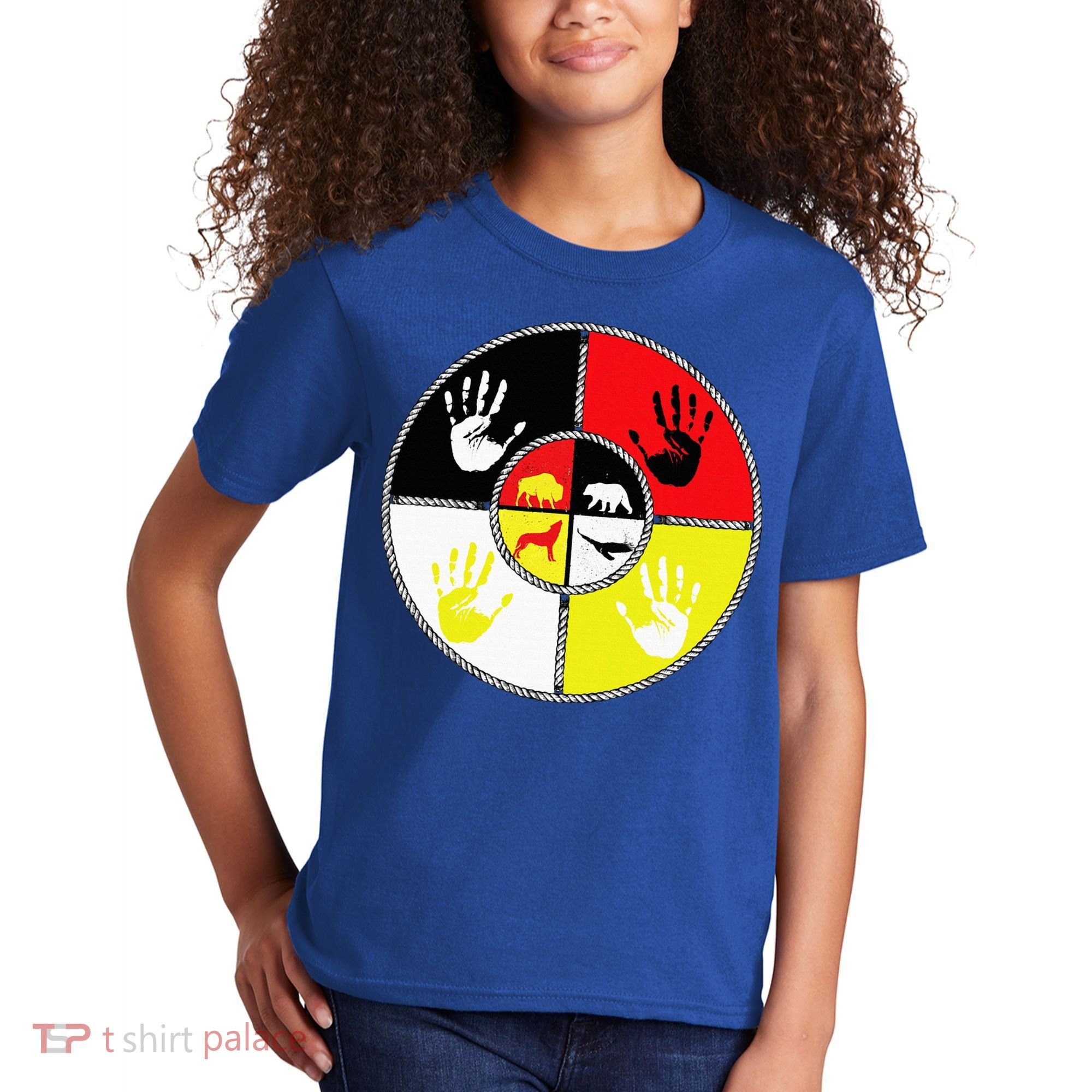 Native Americans Medicine Wheel Mmiw Kids T-Shirt