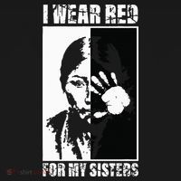 Native America MMIW Awareness I Wear Red For My Sisters Women's Hoodie thumb 2