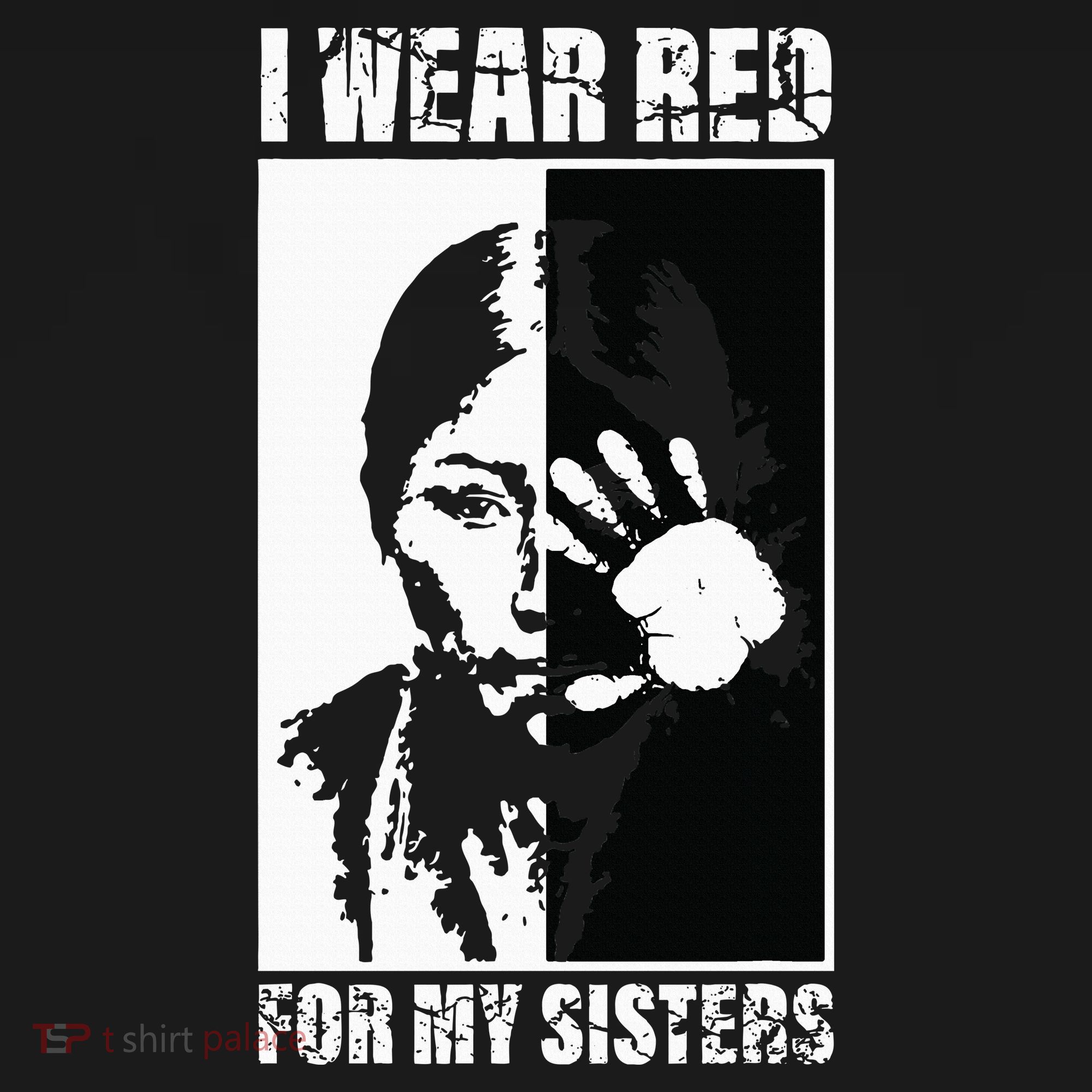 Native America MMIW Awareness I Wear Red For My Sisters Women's Hoodie