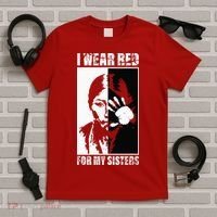 Native America MMIW Awareness I Wear Red For My Sisters T-Shirt thumb 5