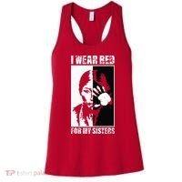 Native America MMIW Awareness I Wear Red For My Sisters Women's Tank Top thumb 0