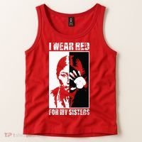 Native America MMIW Awareness I Wear Red For My Sisters Tank Top thumb 2