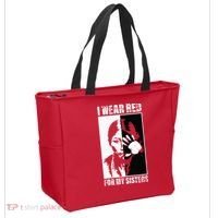 Native America MMIW Awareness I Wear Red For My Sisters Tote Bag thumb 2