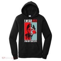 Native America Mmiw Awareness I Wear Red For My Sisters Women's Hoodie thumb 0