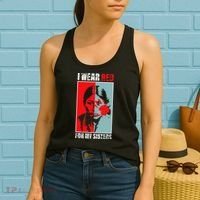 Native America Mmiw Awareness I Wear Red For My Sisters Women's Tank Top thumb 2