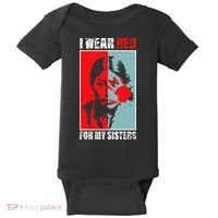 Native America Mmiw Awareness I Wear Red For My Sisters Baby Bodysuit thumb 0